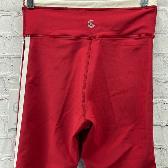⭐️NWT (118$) Johnny Was Calme endurance high waist leggings red stripe sz M #2 - Picture 3 of 7